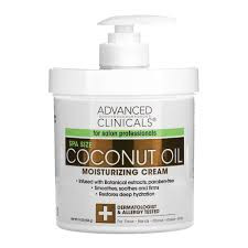 ادفانس كلينيكال كريم مرطب بزيت جوز الهند 454غم