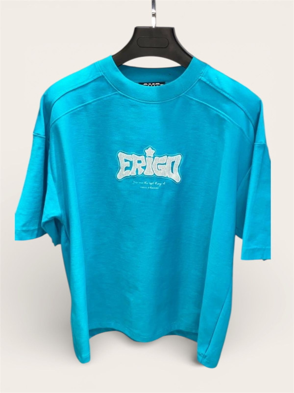 تي شيرت اوفر سايز  خفيف قماش خامه واقفه