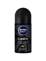 نيفيا مزيل عرق رول للرجال بلاك كربون ورائحة العود الاسود 50 مل