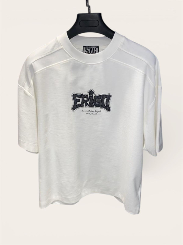 تي شيرت اوفر سايز  خفيف قماش خامه واقفه